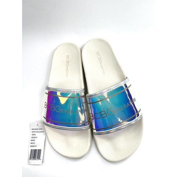 BCBGeneration Tasha Halogram Womens Slides Sandal - Picture 6 of 12